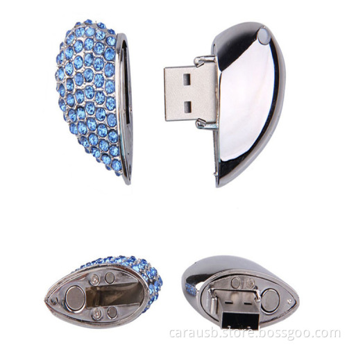 U disk manufacturers CaraUSB wholesale jewelry crystal U disk USB high-end gift